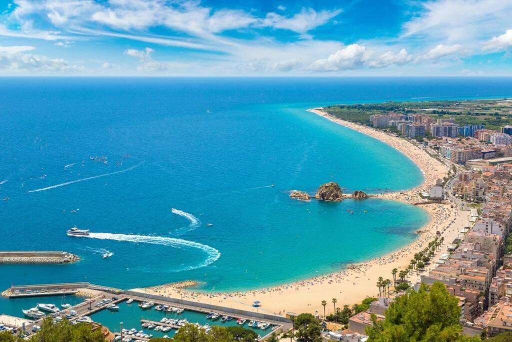 Alegre Apto Con Piscina, A 300M De La Playa. Blanes Eksteriør billede